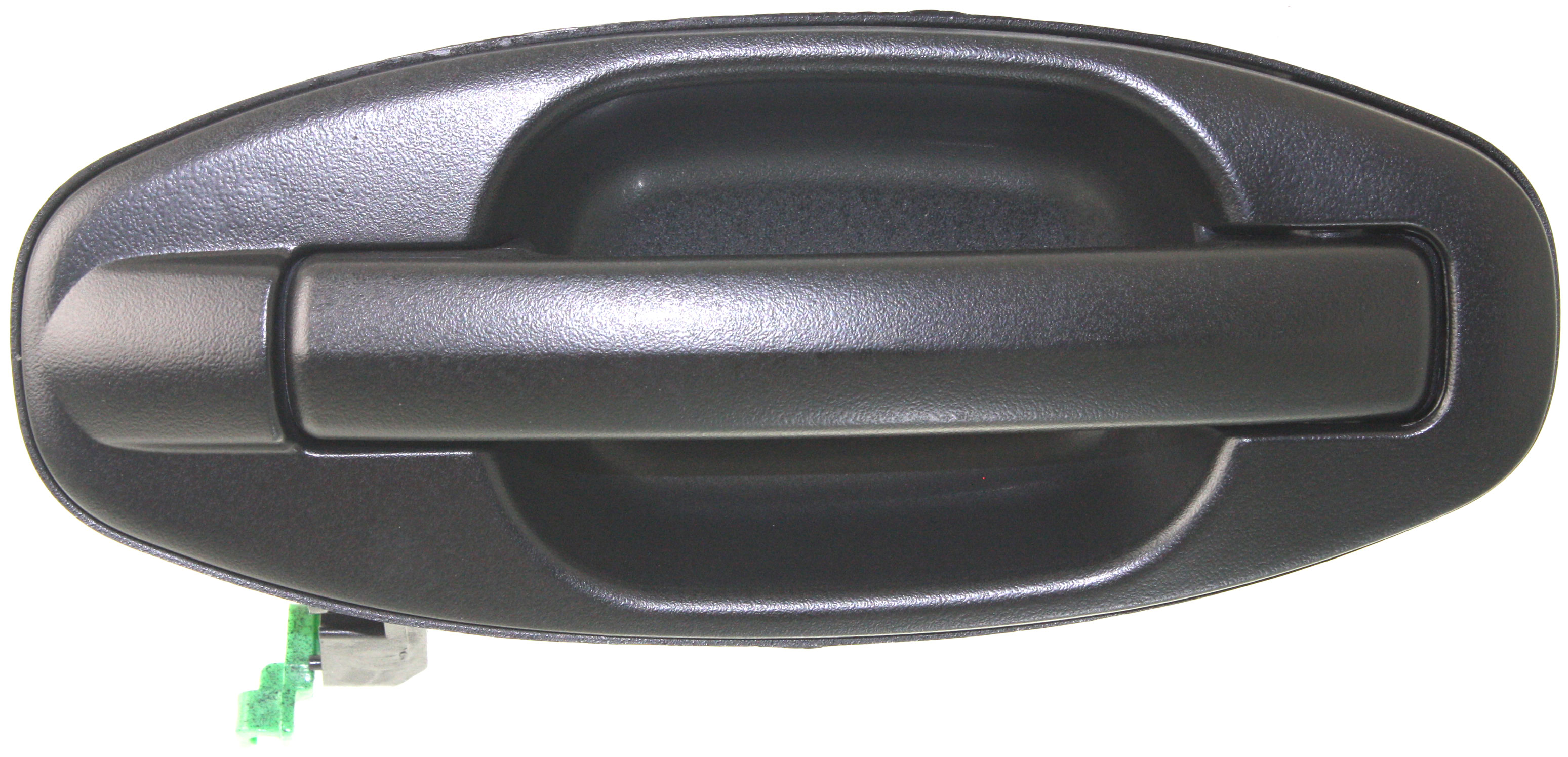 Textured Black Rear Exterior Door Handle for Hyundai Santa Fe 2001-2006, Left (Driver), Replacement