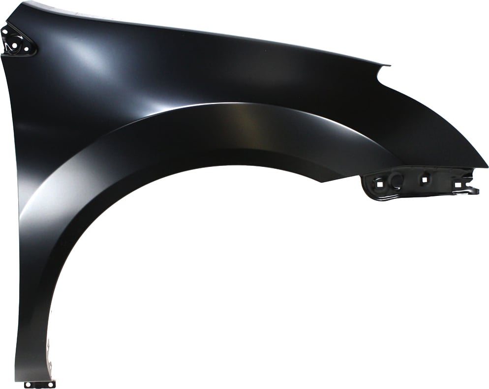 Front Fender for Nissan Rogue 2008-2010, Right (Passenger) Side, Primed (Ready to Paint), Steel, Without Signal Light Hole, Replacement (CAPA Certified)