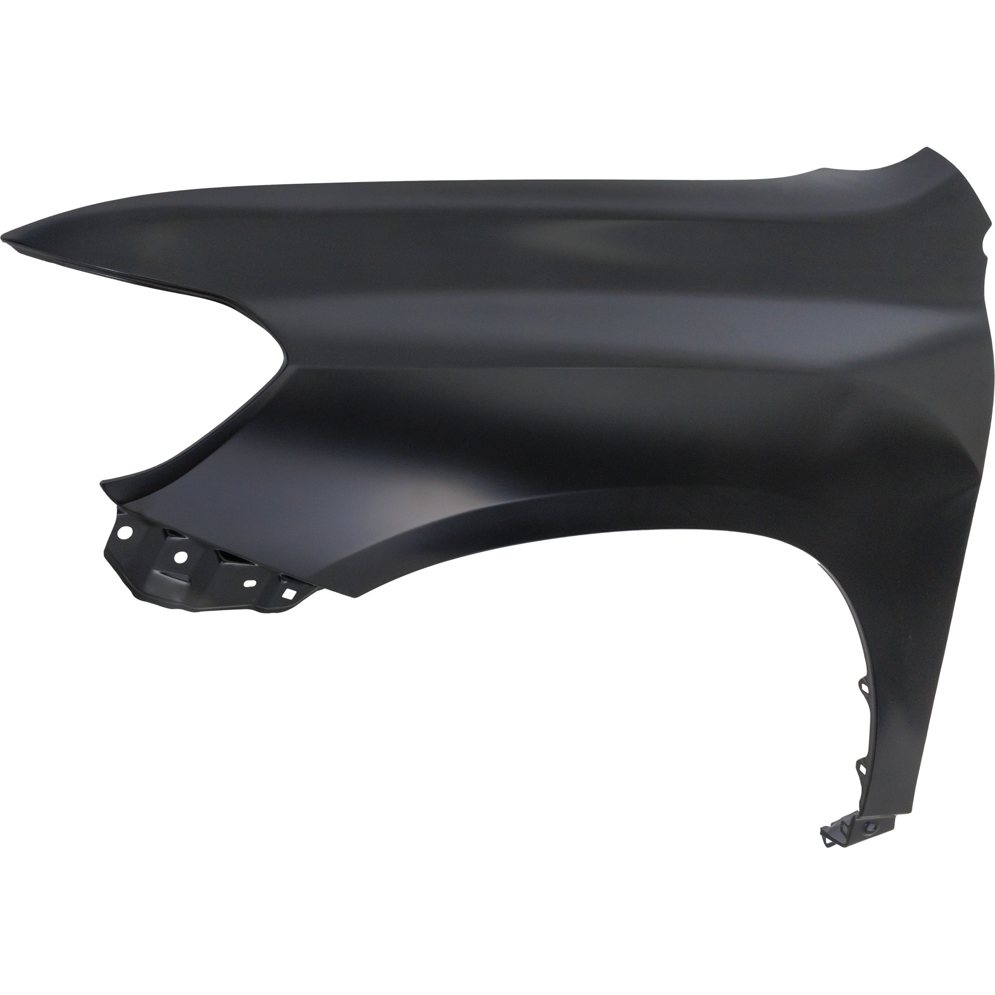 Front Fender for Toyota Highlander 2008-2010, Left (Driver), Primed (Ready to Paint), without Antenna Hole, Replacement (CAPA Certified)