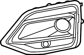 2021 - 2023 Audi Q5 Front Bumper Insert (Right / Passenger Side)