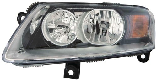 2009 - 2011 Audi A6 Front Headlight Assembly Replacement Housing / Lens / Cover - Right (Passenger) Side