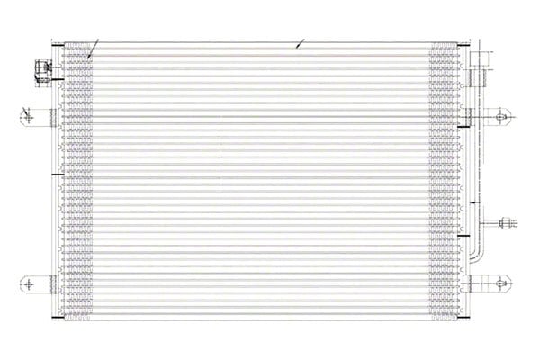 2003 - 2006 Audi S4 A/C Condenser