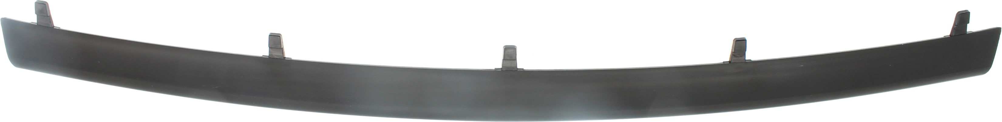 Front Bumper Molding for BMW 3-Series 2006-2011, Lower Center Finisher, Black, without M Package, without Turbo, Sedan/Wagon, Replacement