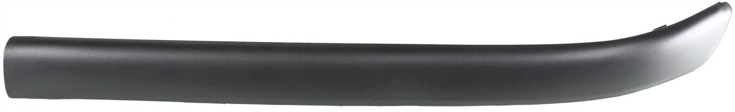 Front Bumper Molding for BMW 3-Series 1999-2006, Left (Driver) Side Bumper Strip, Plastic, Black, Sedan/Wagon, Replacement Fits 320i, 323i, 325i, 328i, 330i.