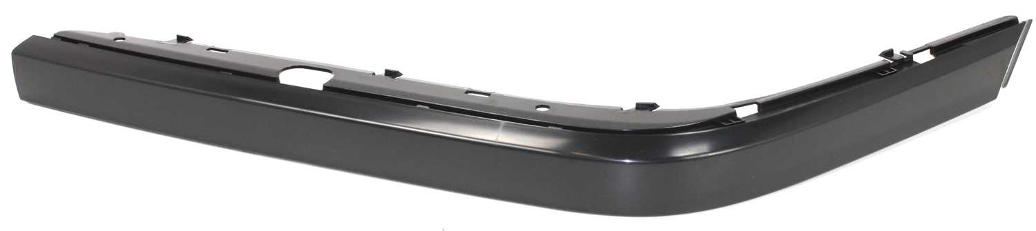 Front Bumper Molding for BMW 7-Series (1995-2001), Left (Driver) Outer Cover, Plastic, Primed (Ready to Paint), Without Park Distance Control, Replacement Models: 740i, 740iL, 750iL.