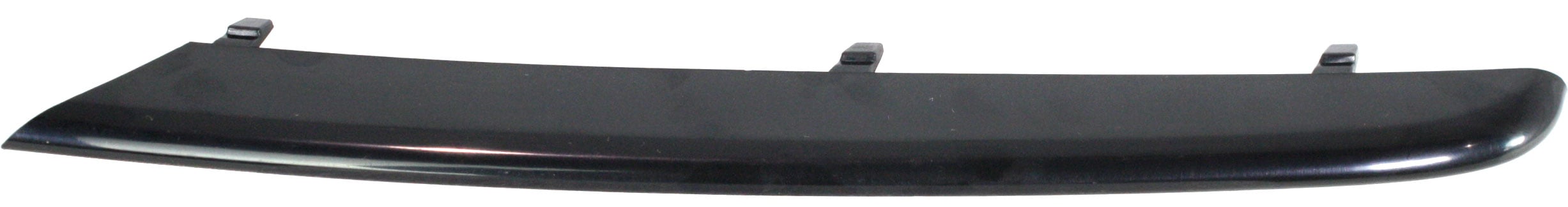 Front Bumper Molding for BMW 3-Series 2006-2008, Right (Passenger) Side, Lower Outer Finisher, Black, Sedan/Wagon, Replacement Models: 316i, 318i, 320i, 323i, 325i, 328i, 330i, 335i.