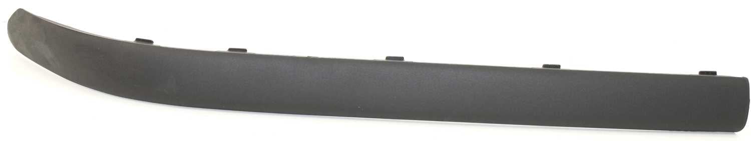 Front Bumper Molding Impact Strip for BMW 3-Series 2002-2005, Left (Driver), Black, without Sport Package, Sedan, Replacement