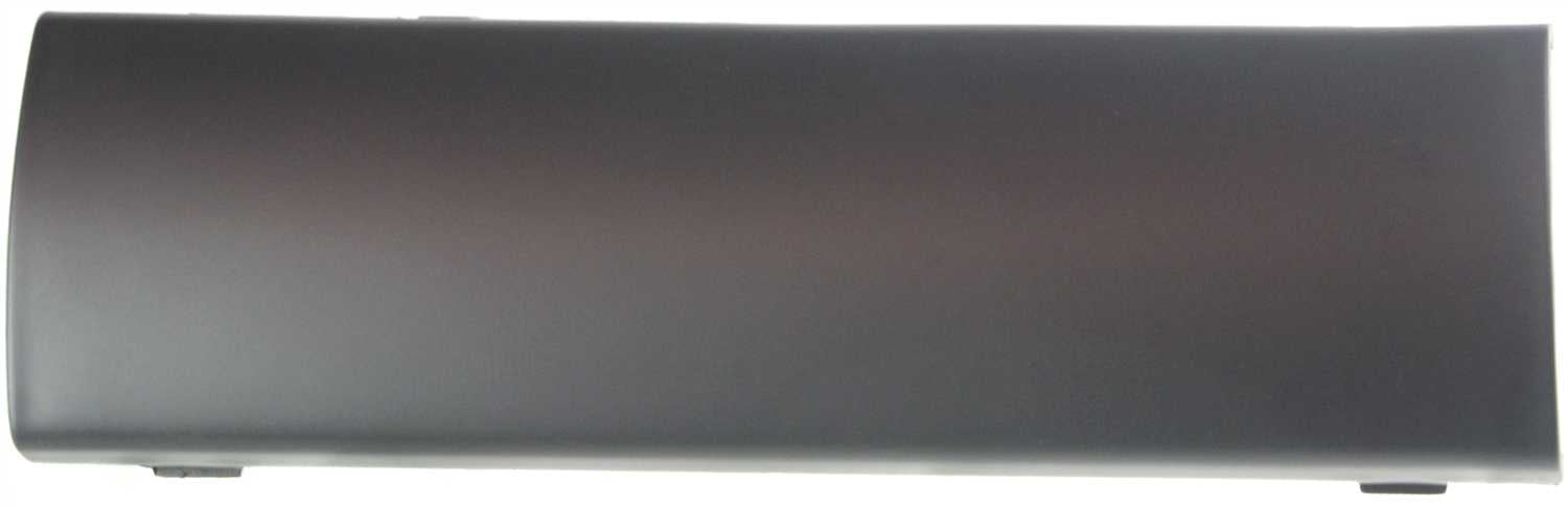 Front Bumper Molding Cover for BMW 3-Series 1992-1993, Right (Passenger)=Left (Driver), Plastic, Black, Replacement Models: 318i, 318is, 320i, 325i, 325is.