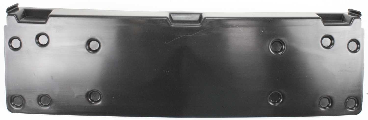 Front License Plate Bracket for BMW 5-Series 2004-2007, Black, Sedan without M Package, Replacement