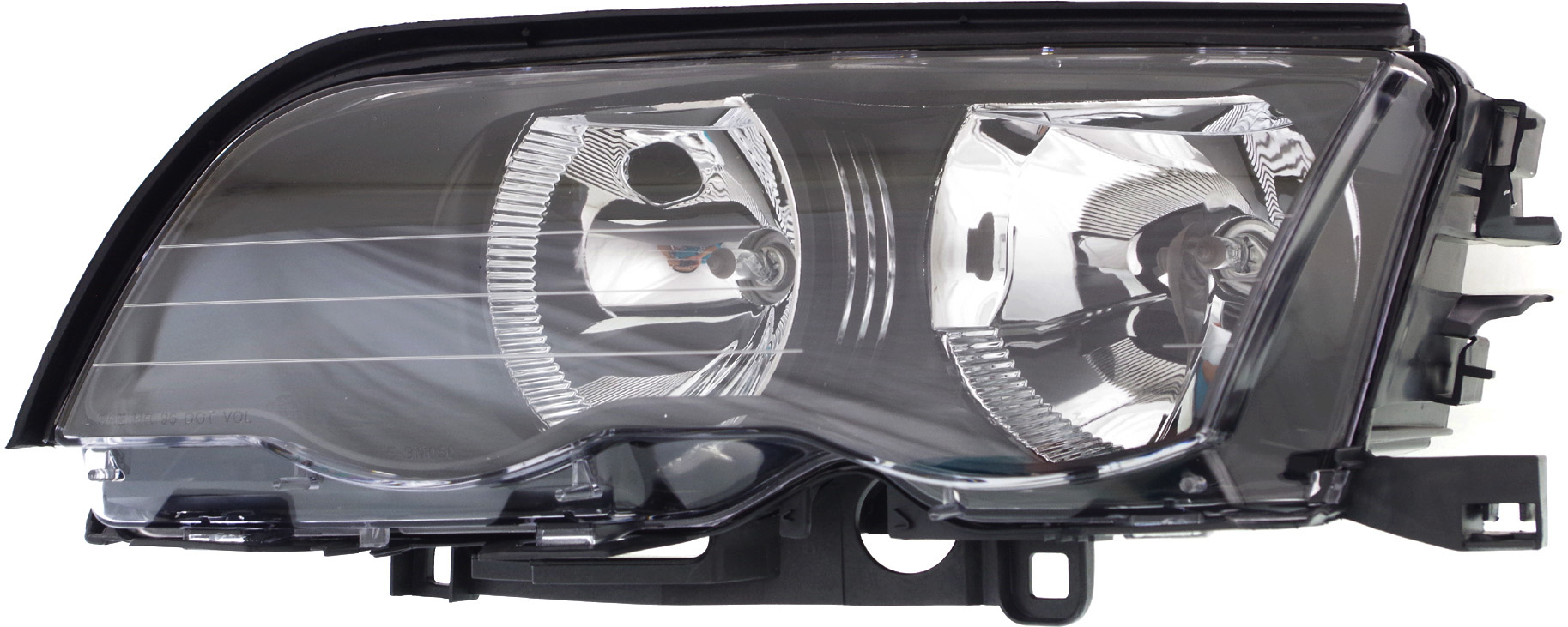 Headlight Assembly for BMW 3-Series 1999-2001, Left (Driver), Halogen, Sedan/Wagon, Replacement - fits 323i, 328i, 330i
