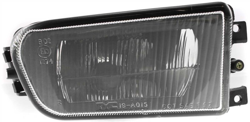 Front Fog Light Assembly for BMW 5-Series 1997-2002, Right (Passenger) Side, Replacement (fits 520i, 523i, 528i, 530i, 535i, 540i, M5)
