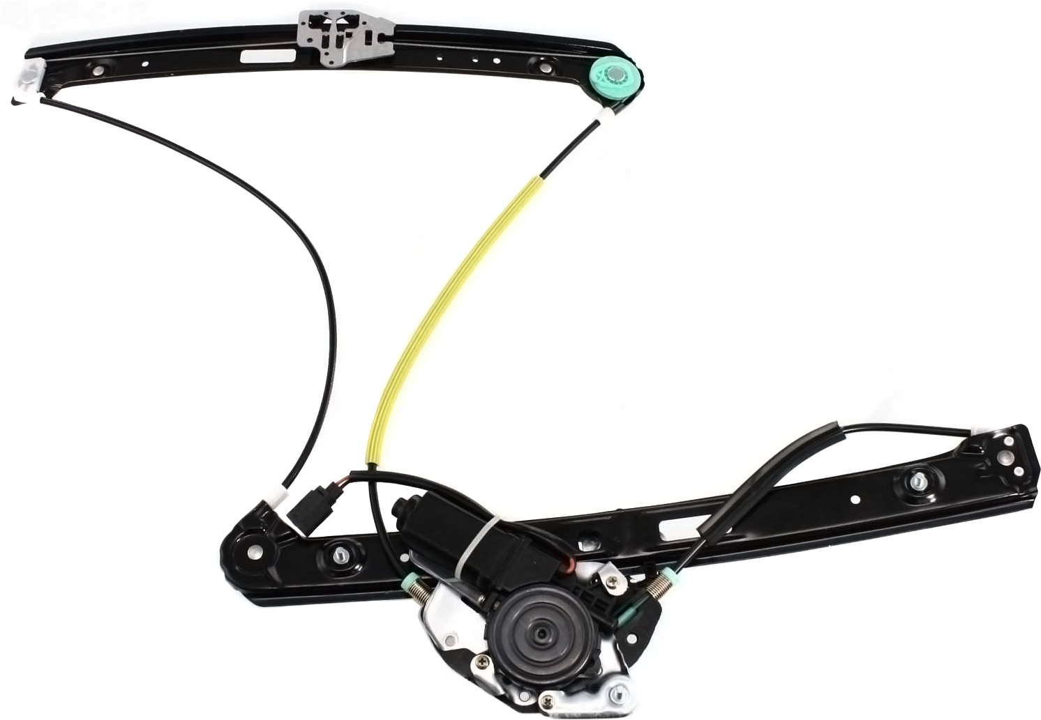 Front Window Regulator for BMW 3-Series 2000-2005, Right (Passenger), Power, with Motor, Sedan/Wagon, Replacement Models: 320i, 323i, 325i, 328i, 330i.