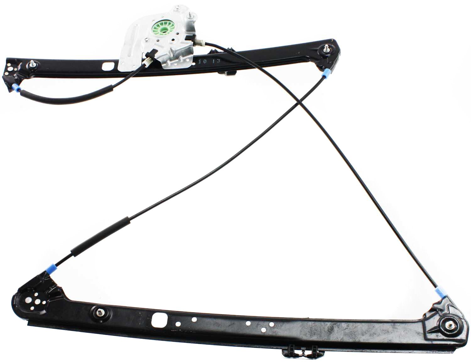 Front Window Regulator for BMW X5 2000-2006, Right (Passenger), Power, Without Motor, Replacement