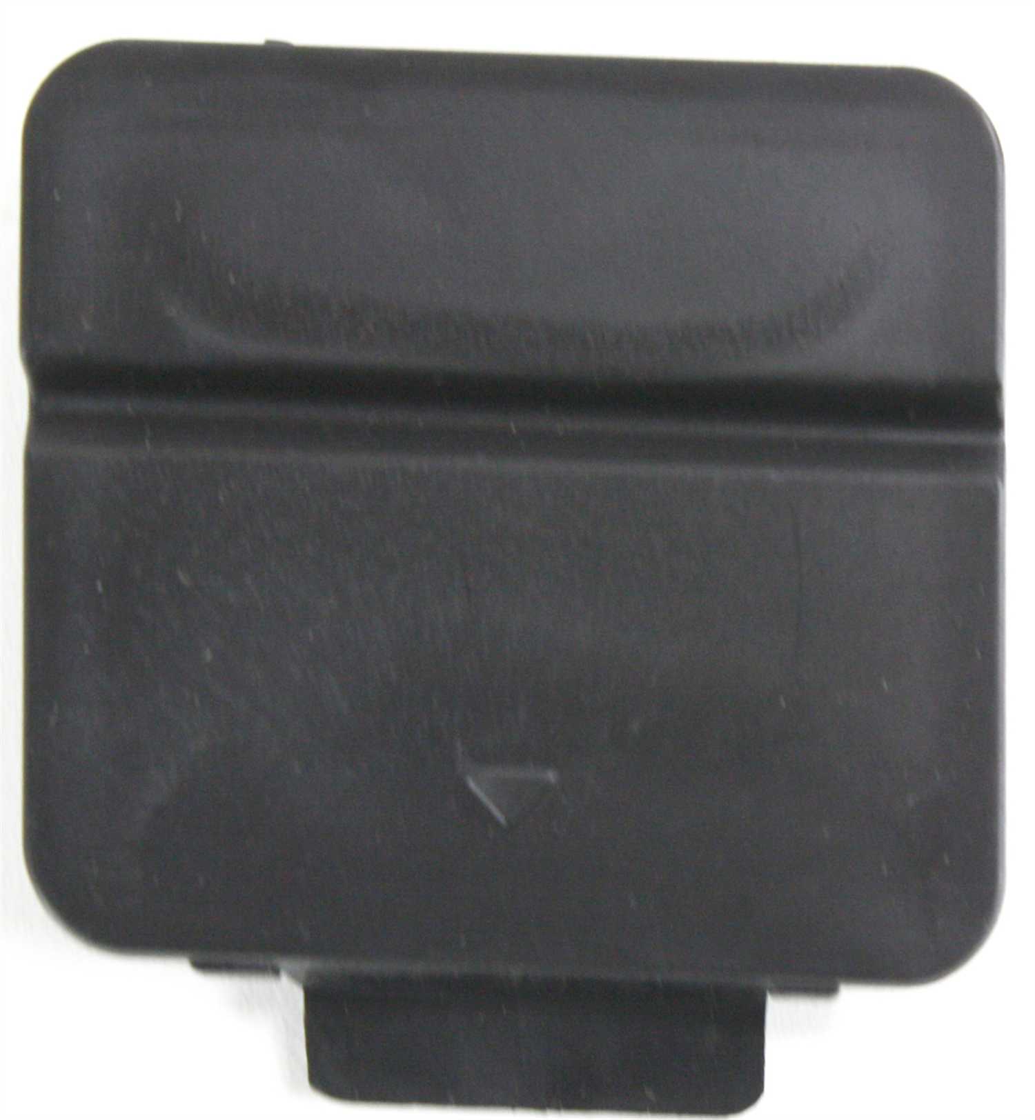 Rear Bumper Tow Hook Cover for BMW 5-Series 2004-2007, Sedan, Black, without M Package, Replacement