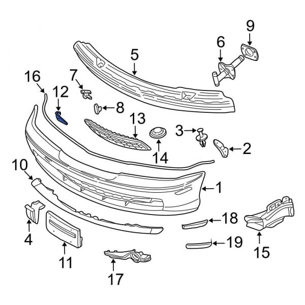 1999 - 2006 BMW 328i Tow Hook Cover