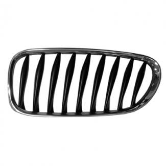 2003 - 2008 BMW Z4 Grille - (Brand: LKQ) - Left (Driver) Side - (3.0i 3.0L Convertible + M Roadster 3.2L Convertible + M Coupe 3.2L Coupe + 2.5i 2.5L Convertible + Roadster 3.0i 3.0L Convertible + Roadster 3.0si 3.0L Convertible + Coupe 3.0si 3.0L Coupe + 3.0si 3.0L Convertible + 2.5si 2.5L Convertible) Replacement