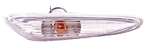 Right (Passenger) Side Repeater Light for 2002 - 2004 BMW 325i, 4 Door Sedan and Wagon Replacement with Clear Lens,  BM2571112