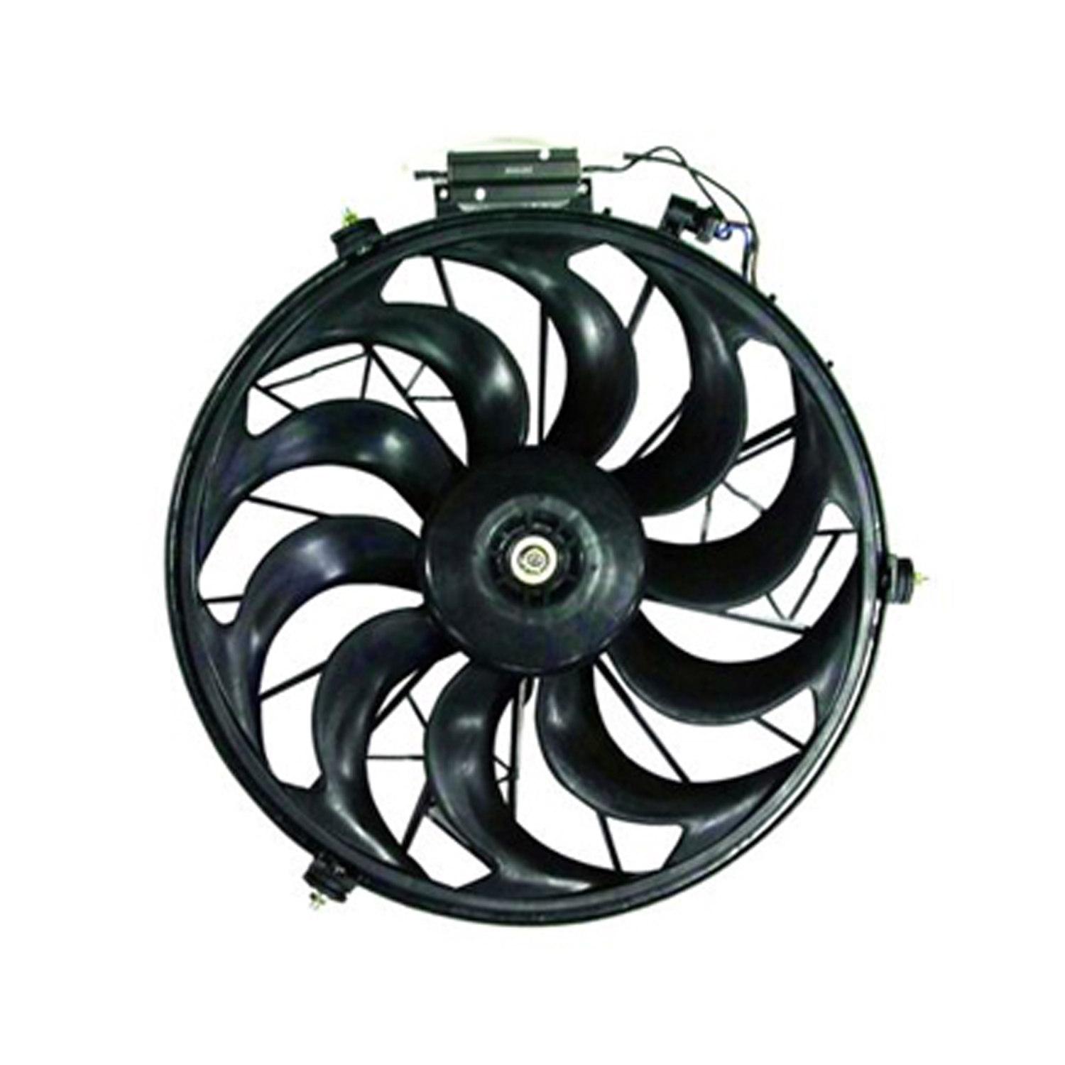 Radiator Cooling Fan Assembly for 1988 - 1995 BMW M5, Auxiliary Blower Assembly, USA Distribution,  64541392913, Replacement