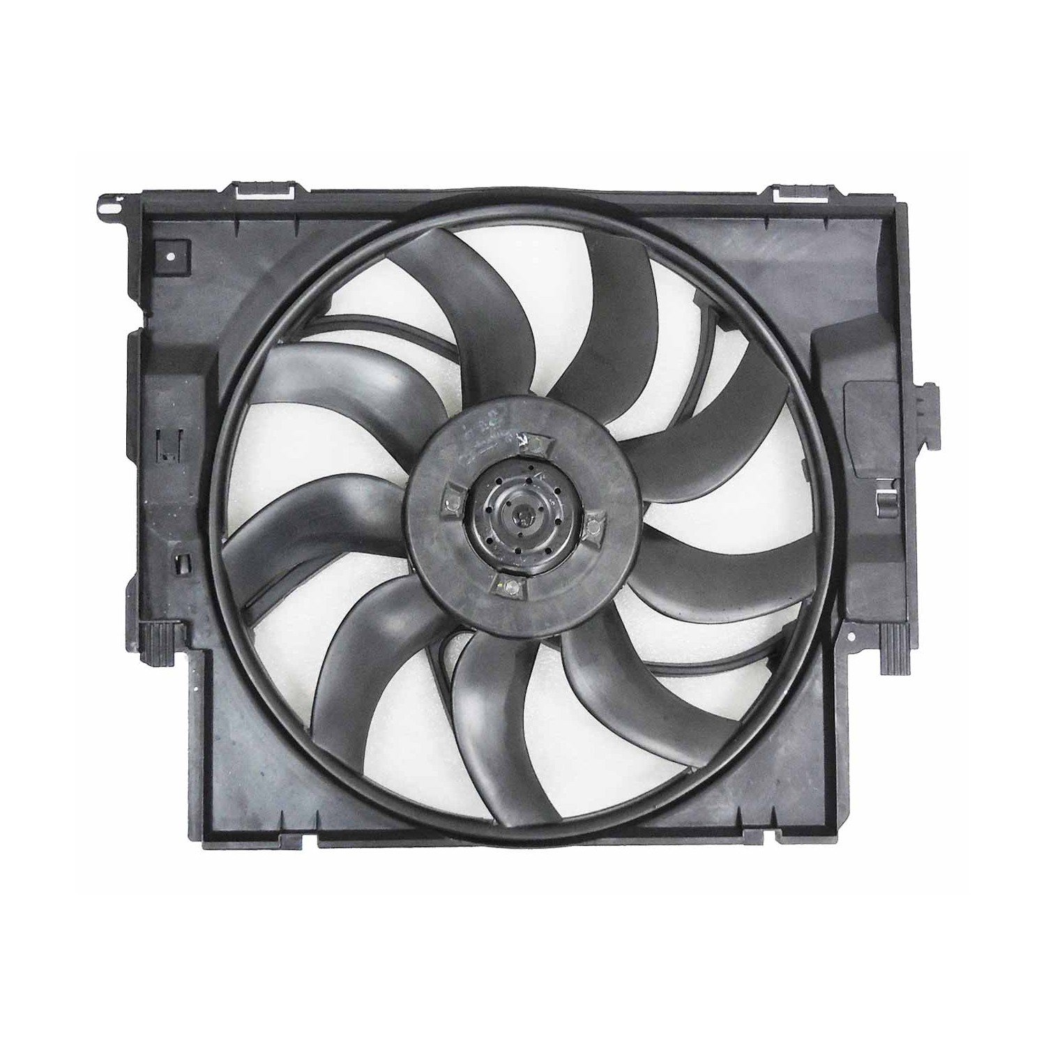Radiator Cooling Fan Assembly for 2014-2018 BMW 328d Xdrive, Vehicle Series F31,  17428641965, Replacement