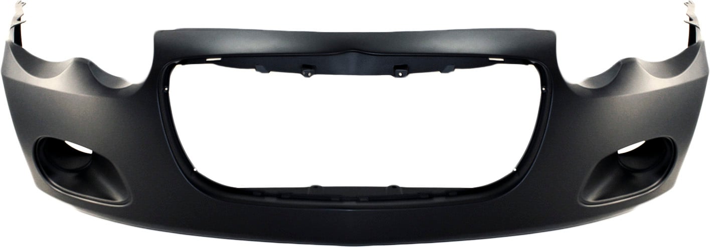 Front Bumper Cover for Chrysler Sebring Sedan 2004-2006, Primed (Ready to Paint), with Fog Light Holes, Replacement