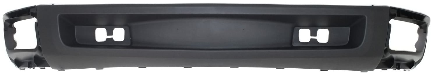 Front Lower Valance Air Deflector for Chevrolet Silverado 1500 (2007-2013), Textured Black, Without Tow Hook Holes, Fits All Cab Types, Excludes 2007 Classic, Replacement