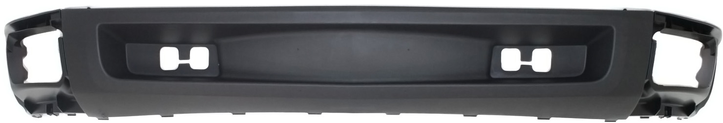 Front Lower Valance Air Deflector for Chevrolet Silverado 1500 (2007-2013), Textured Black, Without Tow Hook Holes, Fits All Cab Types, Excludes 2007 Classic, Replacement