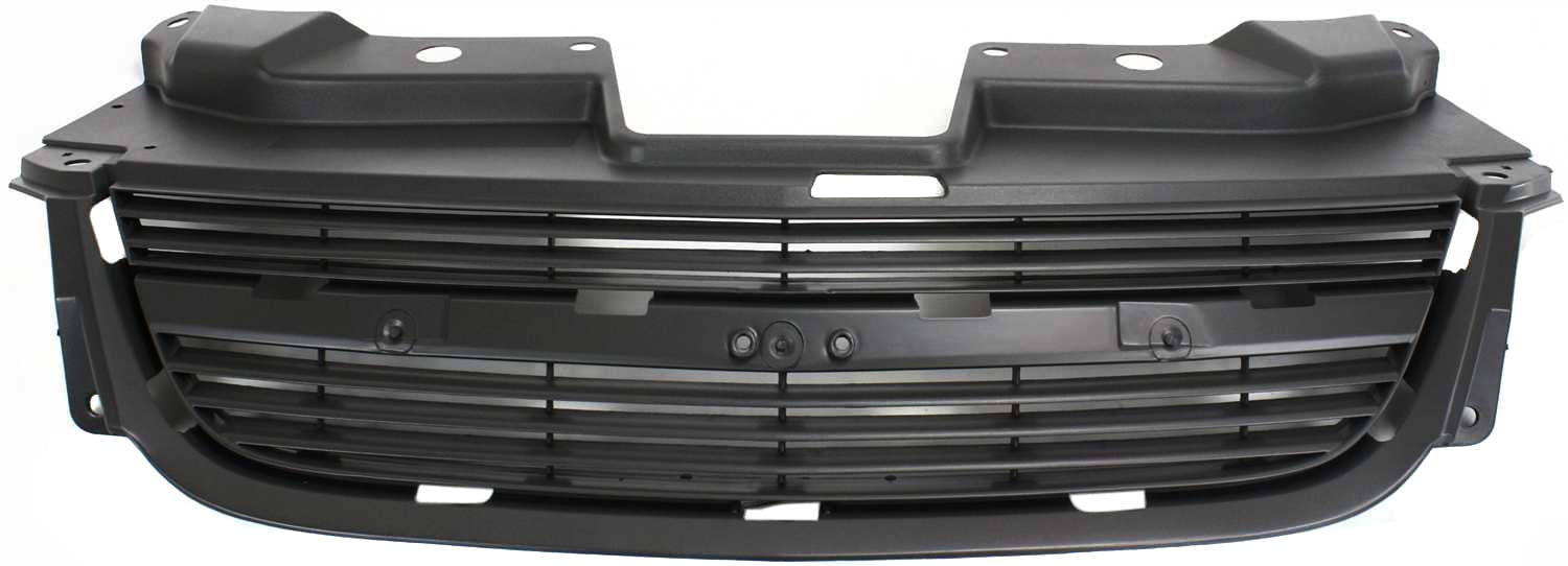 Upper Painted Gray Shell and Insert Grille for Chevrolet Cobalt 2005-2010, Fits Base, LS, LT, LTZ Models, Replacement