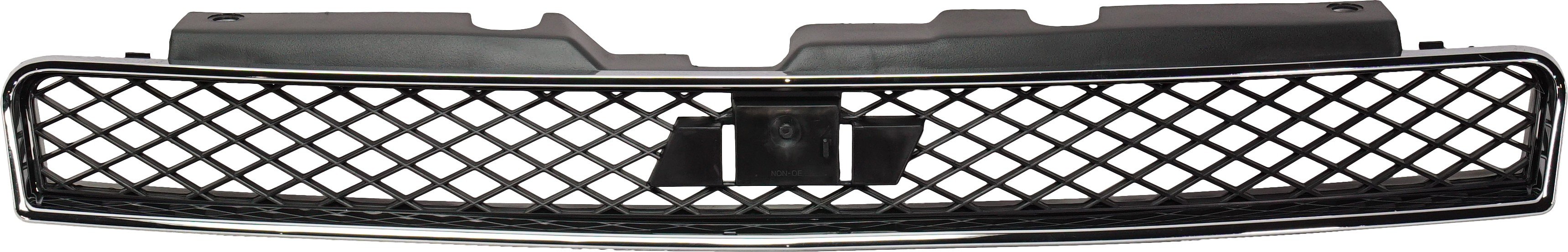 Grille for Chevrolet Impala Limited 2014-2016/Monte Carlo 2006-2007, Chrome Shell/Dark Gray Insert, LS/SS/Police Models, Replacement