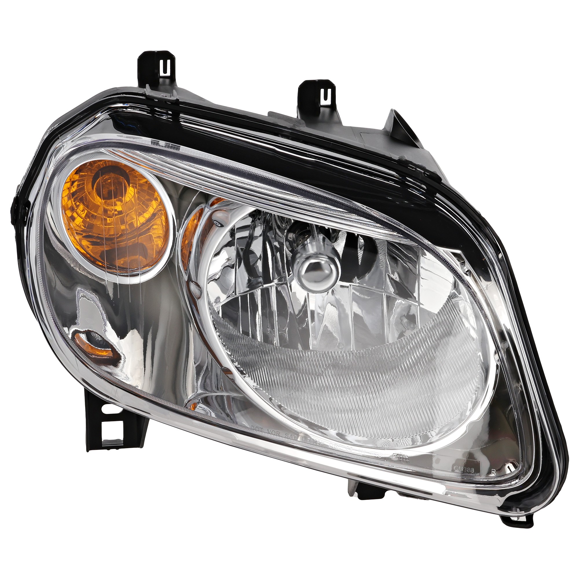 Headlight Assembly for Chevrolet HHR 2006-2011, Right (Passenger) Side, Composite, Halogen, Suitable for 2007-2010 Models without RPO-B2E, Replacement
