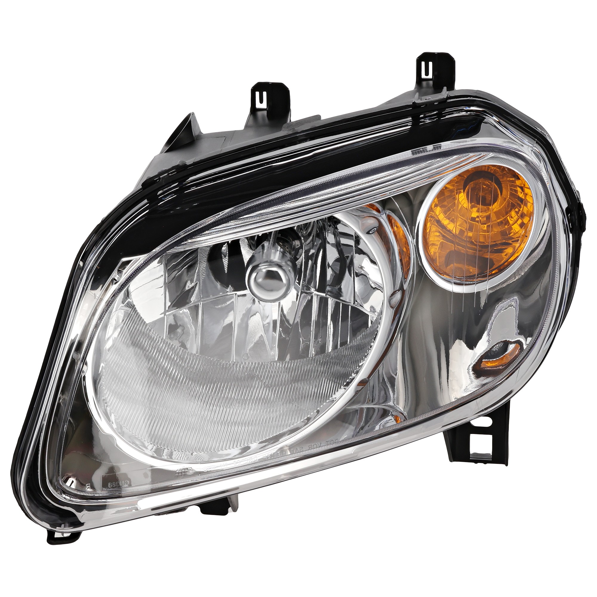 Headlight Assembly for Chevrolet HHR 2006-2011, Left (Driver), Composite, Halogen, Compatible with 2007-2010 Models Without RPO-B2E, Replacement