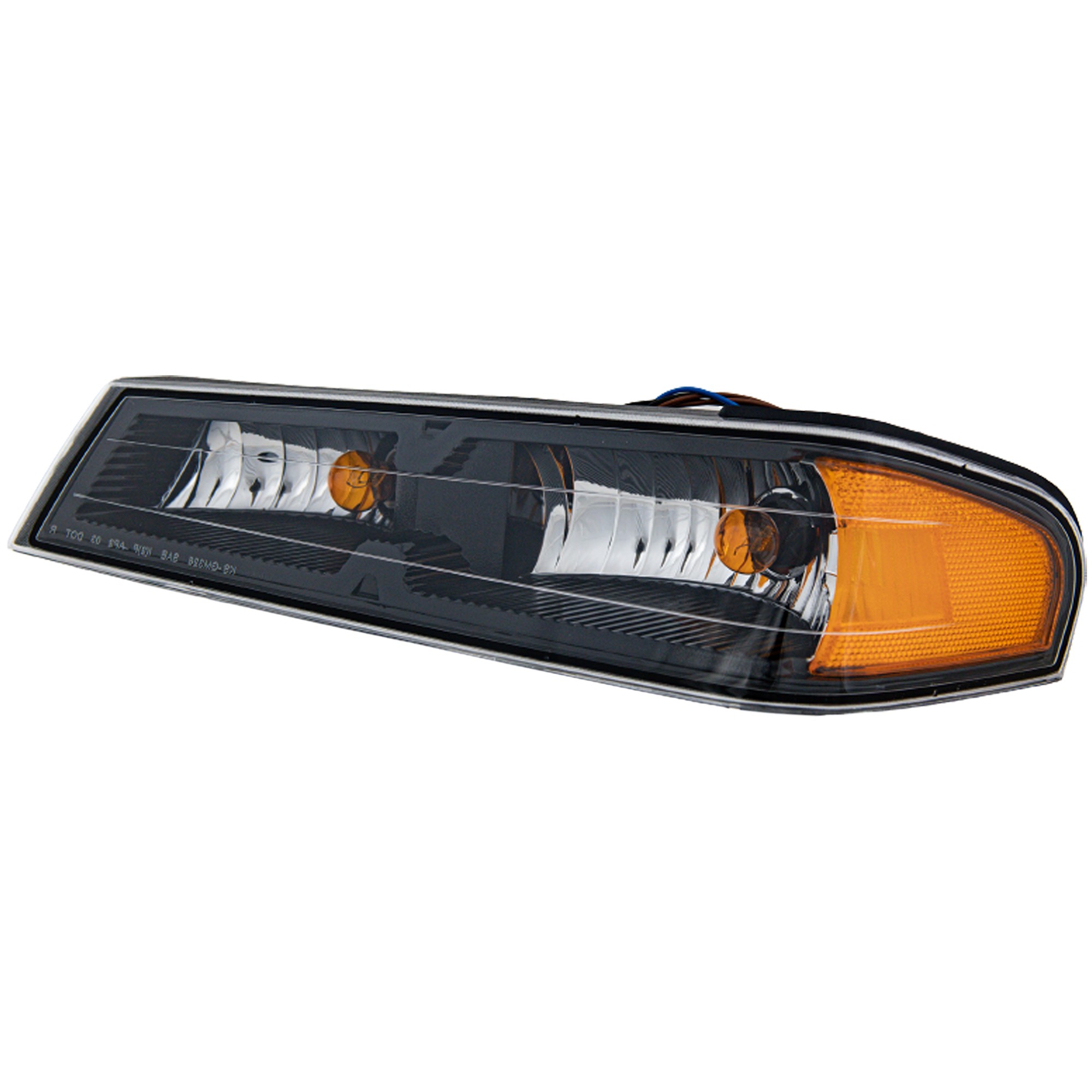 Corner Light Assembly for Chevrolet Colorado/GMC Canyon 2004-2012, Left (Driver), Halogen, Park/Signal Light, Black Interior, Replacement