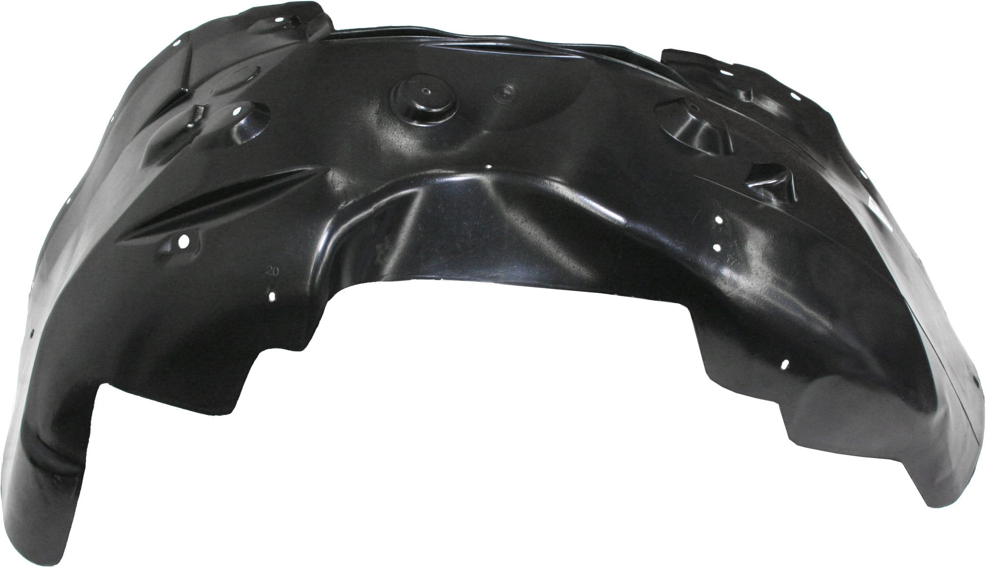 Front Fender Liner Right (Passenger) for Chevrolet Avalanche 2007-2013, Suburban, Tahoe 2007-2014 without Off Road Package, Replacement