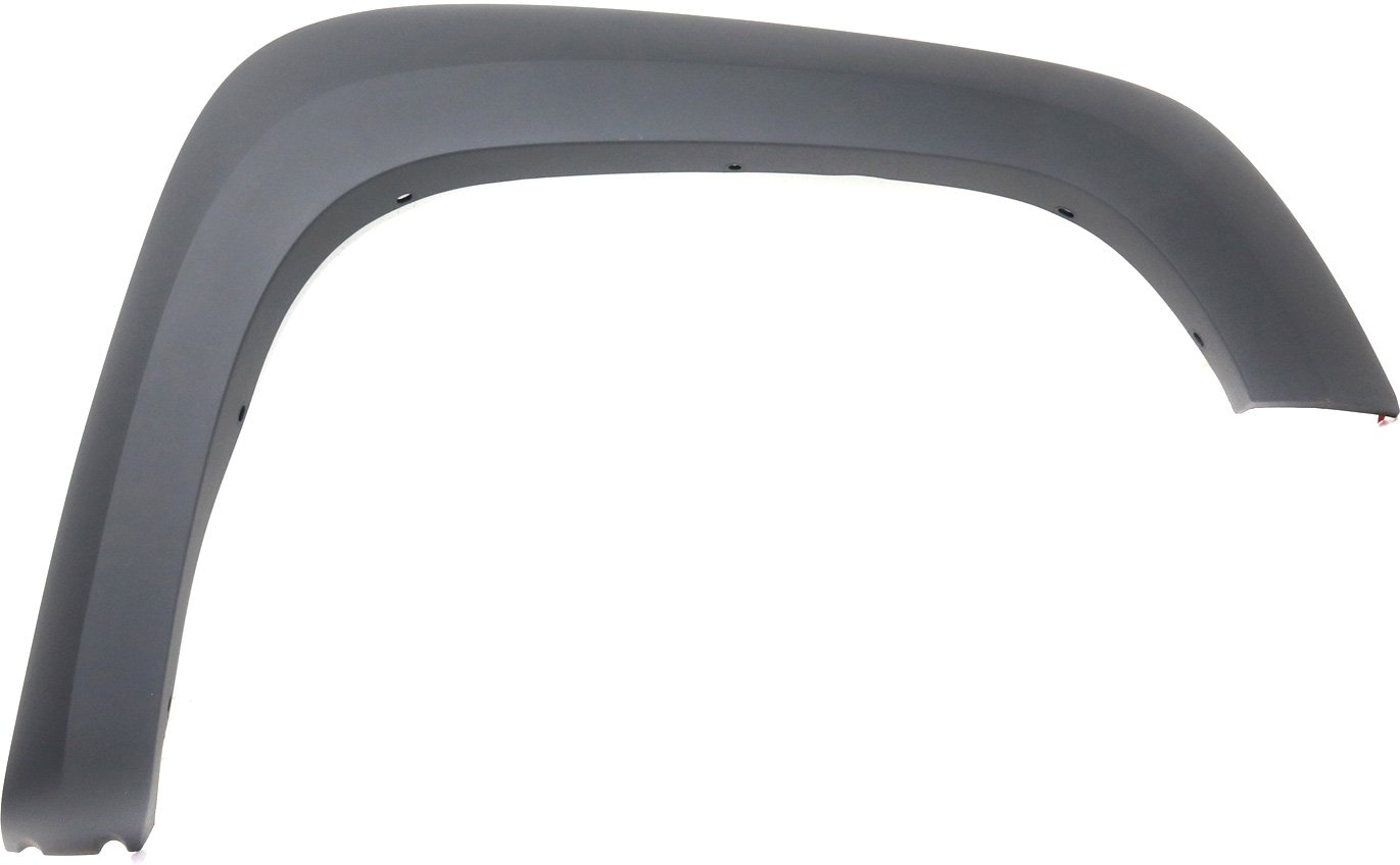 Front Wheel Opening Molding for GMC Canyon/Chevrolet Colorado 2004-2012, Right (Passenger), OE Style, Textured Gray, with Off Road Package, Replacement