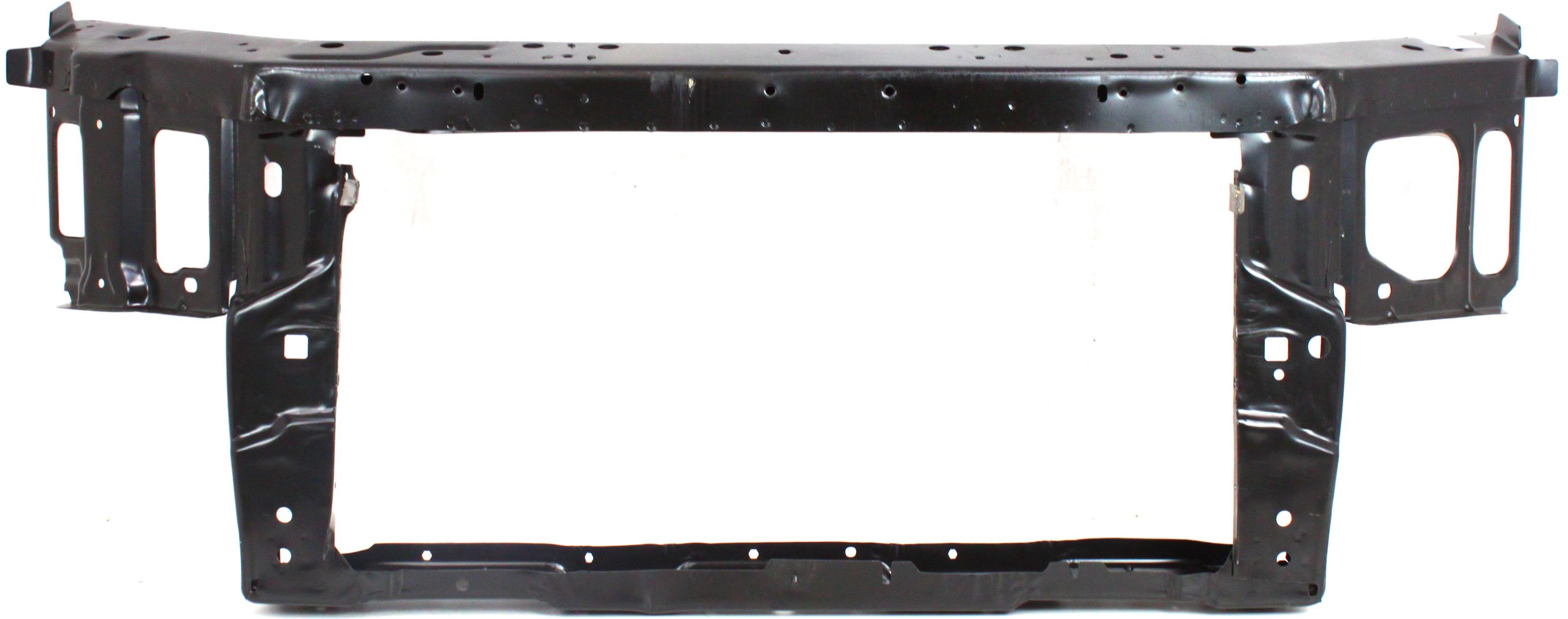 Black Steel Radiator Support Assembly for Chevrolet Impala (2006-2011) & Monte Carlo (2006-2007), Replacement (CAPA Certified)