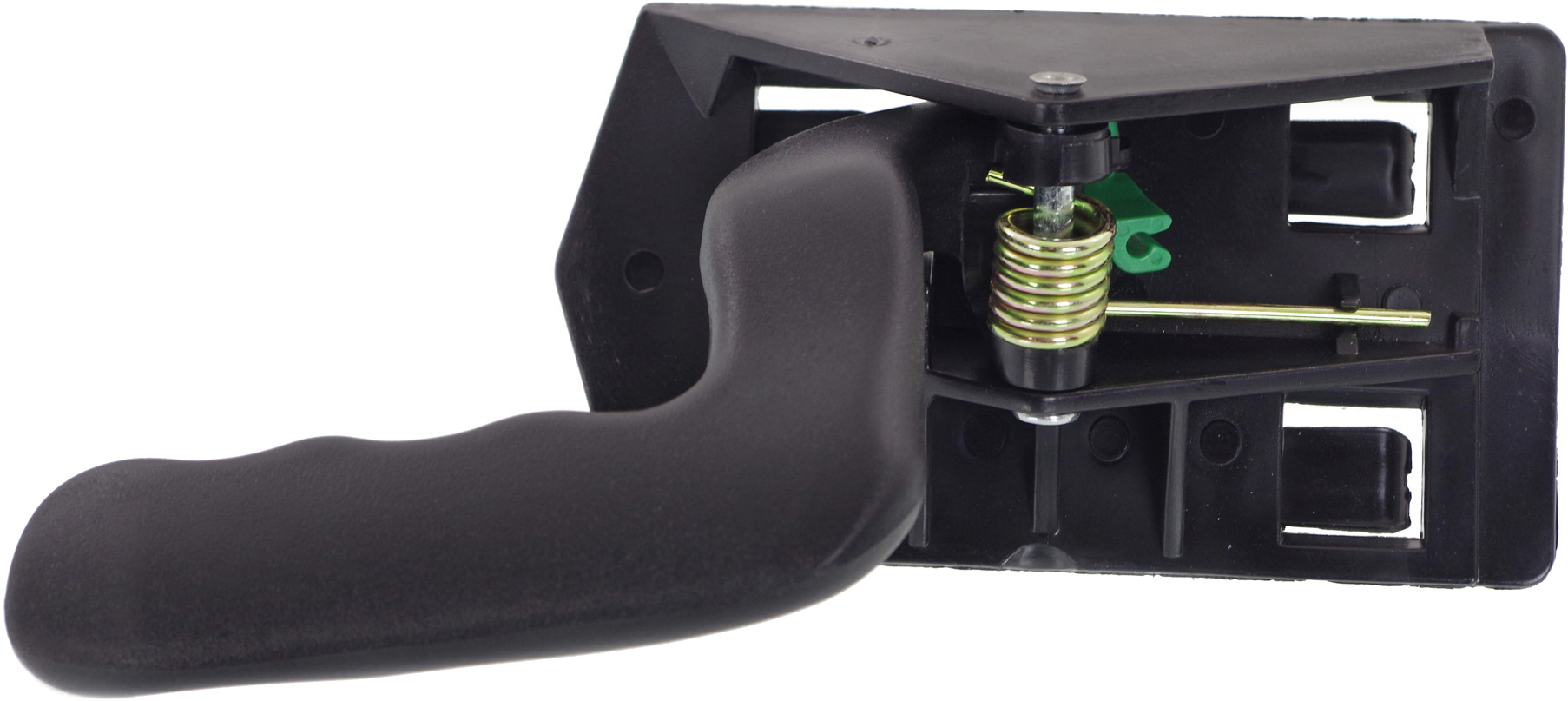 Front Interior Door Handle for Chevy Silverado/GMC Sierra 1999-2006, Left (Driver), Textured Black, Compatible with 2007 Classic Models, Replacement