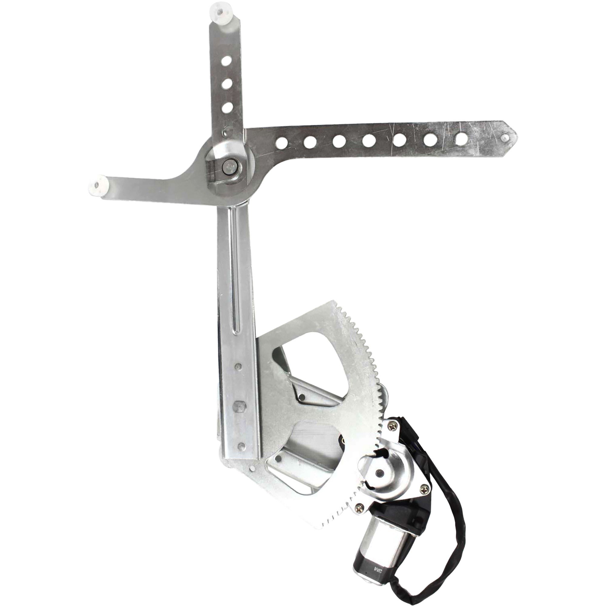 Front Window Regulator for Chevrolet C/K Full Size Pick Up 1988-2000, Left (Driver), Power with Motor, Replacement