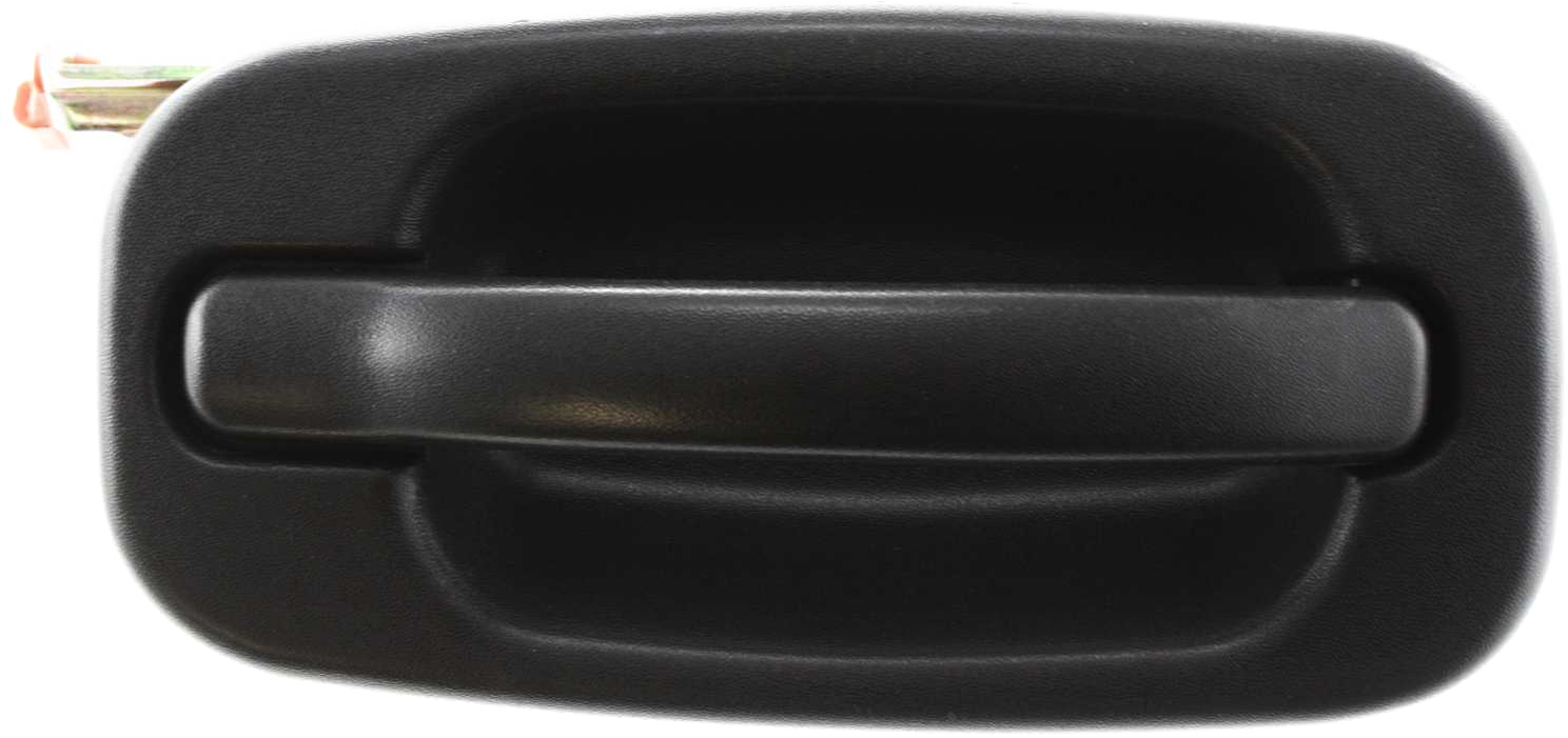 Rear Exterior Door Handle for Chevrolet Silverado/GMC Sierra 1999-2006, Right (Passenger), Textured Black, Crew Cab, Includes 2007 Classic, Replacement