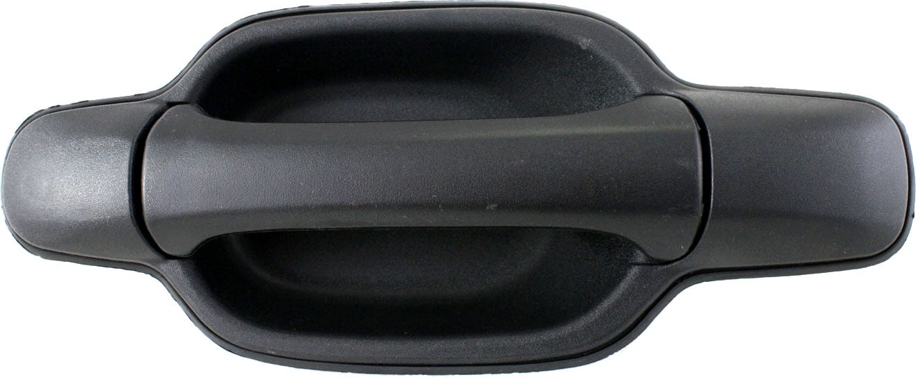 Rear Exterior Door Handle Right (Passenger) for GMC Canyon/Chevrolet Colorado 2004-2012, Textured Black, Plastic, Replacement