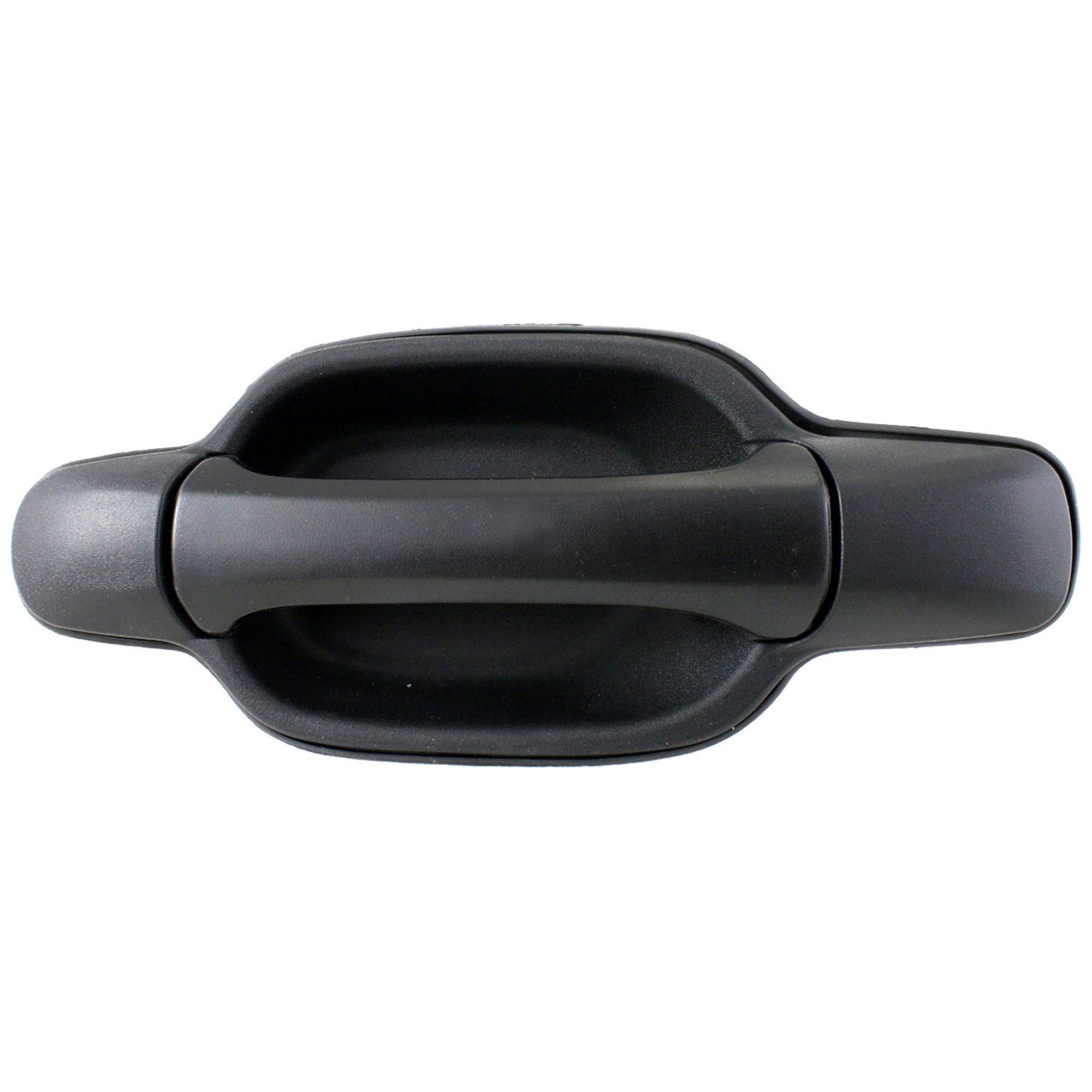 Rear Exterior Door Handle for GMC Canyon / Chevrolet Colorado 2004-2012, Left (Driver), Textured Black Plastic, Replacement