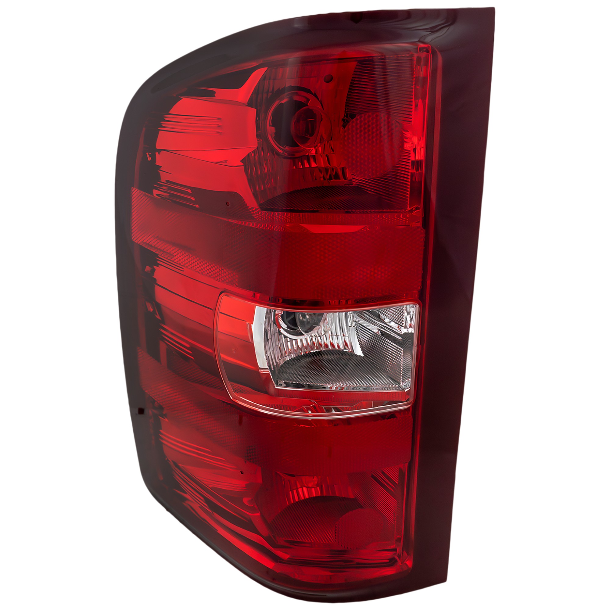 Tail Light Assembly for Chevrolet Silverado/GMC Sierra 2007-2014, Left (Driver), Halogen, Excludes 2007 Classic, Replacement (CAPA Certified)