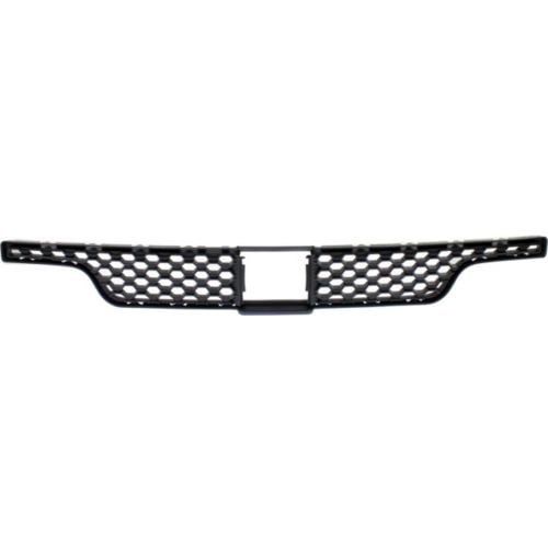 Front Bumper Grille for Dodge Durango (2011-2013), Textured Black, with Adaptive Cruise Control, CAPA-Certified Replacement