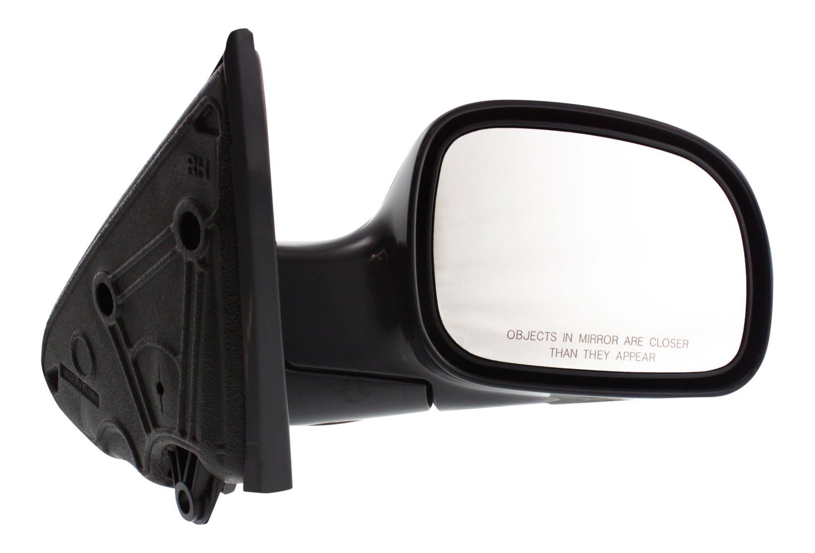 Right (Passenger) Manual Adjust and Folding Mirror for Dodge Caravan 2001-2007, Non-Heated, Paintable, Replacement