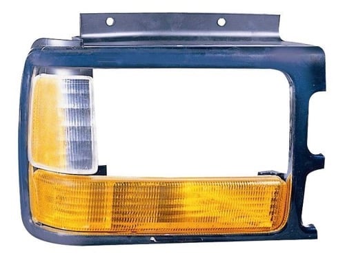 Left (Driver) Headlight Door for 1991 - 1996 Dodge Dakota, Replacement with Composite Light and Lens, Bright,  56003351