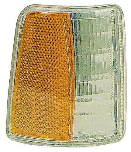 Front Right (Passenger) Side Marker Light Assembly for 1991 - 1996 Dodge Dakota, with Composite Headlights; OEM Replacement: CH2551117
