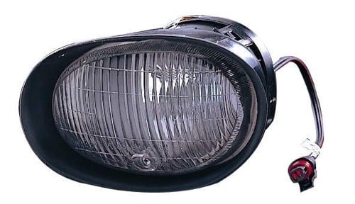 Left (Driver) Fog Light Assembly for 1993 - 1997 Dodge Intrepid, Replacement Housing/Lens/Cover, OEM 4630011, Replacement