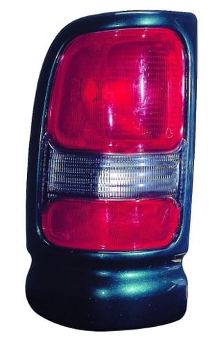 Left (Driver) Tail Light Replacement for 1999 - 2001 Dodge Ram 2500, Rear Tail Light Assembly Lens Cover, With Sport Right (Passenger) Package, Forest Green,  5EK45SG8AC
