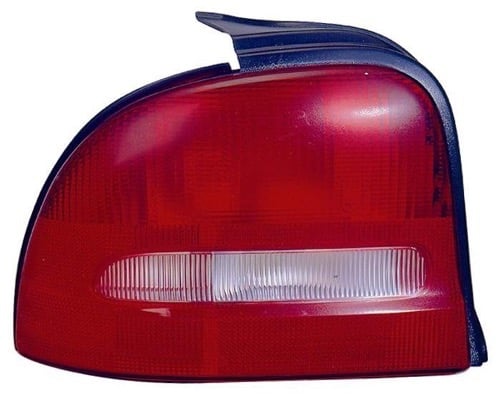 Left (Driver) Tail Light Assembly for 1995-1999 Dodge Neon, Rear Tail Light Lens Cover,  5261863AB, Replacement