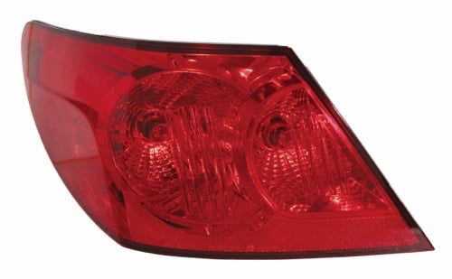 2009 - 2010 Chrysler Sebring Tail Light Lens - Left (Driver) Side - (Sedan) Replacement