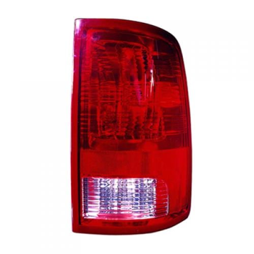 Tail Light for Dodge Ram Full Size Pickup 2009-2018, Right (Passenger), Lens and Housing, Standard Type, Halogen, Includes 2019-2023 Ram 1500 Classic, Replacement (CAPA Certified)