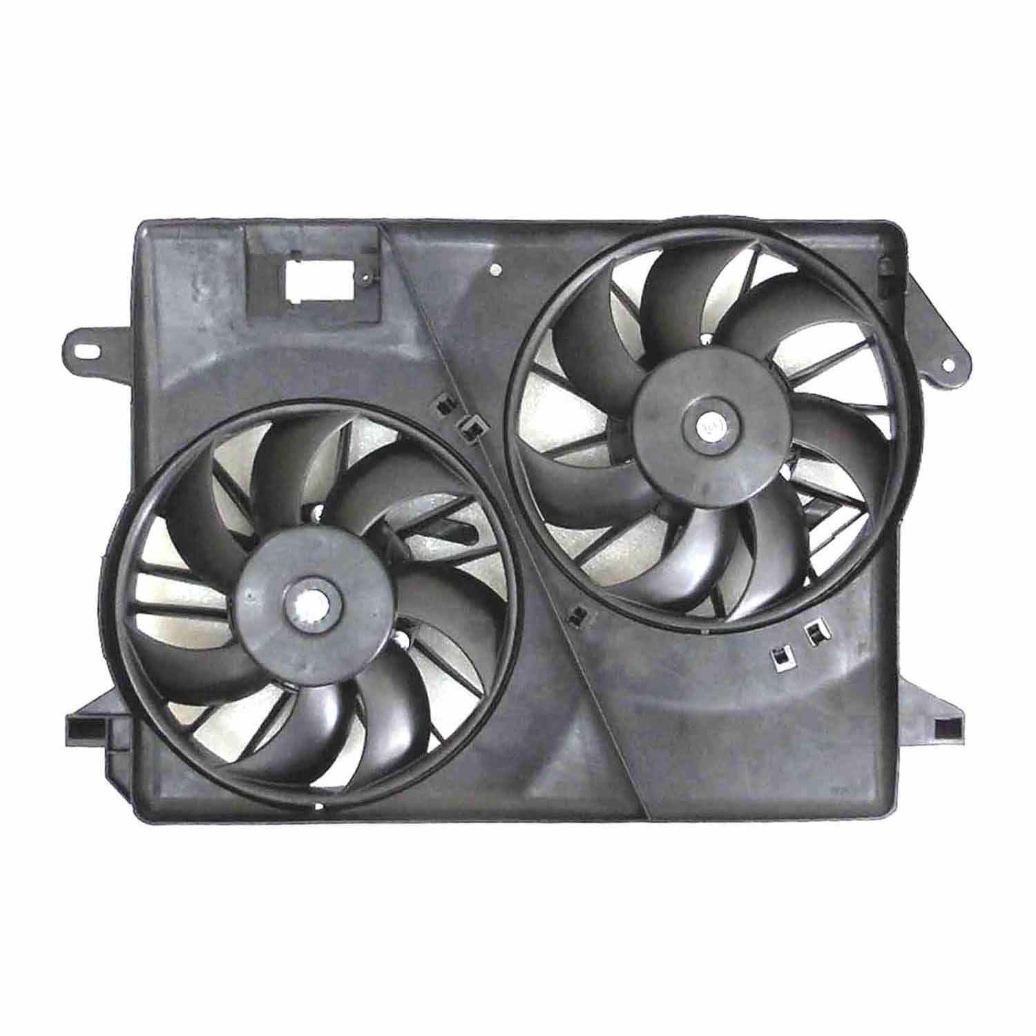 Radiator Cooling Fan Assembly for 2009 - 2022 Dodge Challenger, with Motor/Blade/Shroud Dual Fan Assembly,  68050294AC-PFM, Replacement